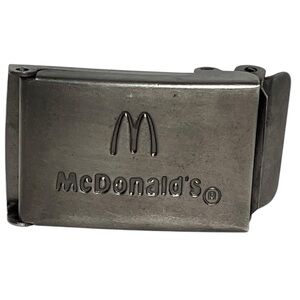 Vintage McDonald’s Crew Belt Buckle Collectible Unisex Streetwear Eclectic Style